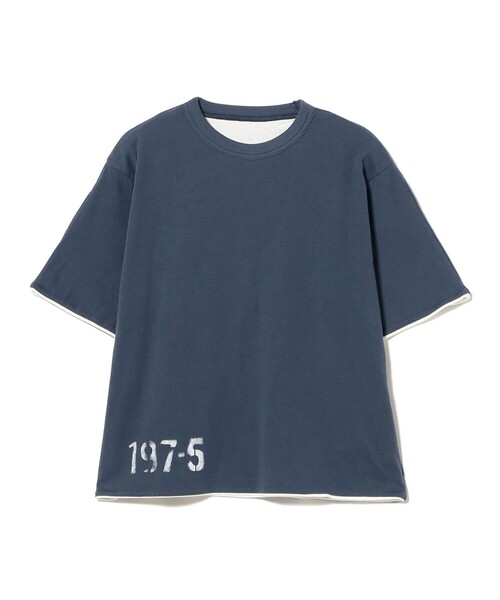 BEAMS BOY - WAREHOUSE & CO×BEAMS BOY別注プリントリバーシブルTシャツ BEAMS BOY（ビームス ボーイ） tシャツ 半袖 「7/24再値下げ