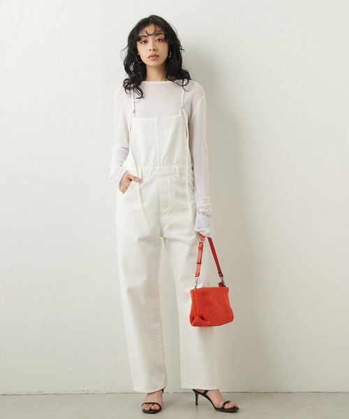 Whim Gazette（ウィム ガゼット） オーバーオール FREE ホワイト