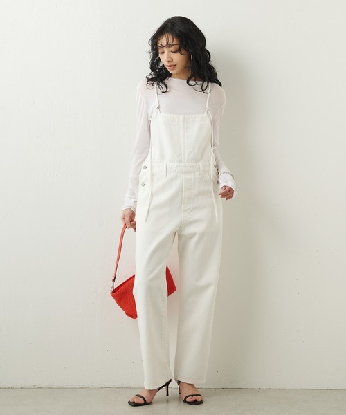 Whim Gazette（ウィム ガゼット） オーバーオール FREE ホワイト