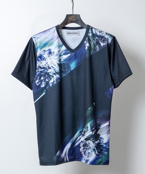 「BUFFALO BOBS」 半袖Tシャツ 1-2 ブラック メンズ_画像2
