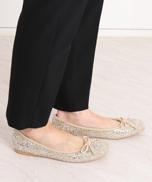 「artemis by DIANA」 フラットパンプス 23.0cm ブラック レディース_画像4