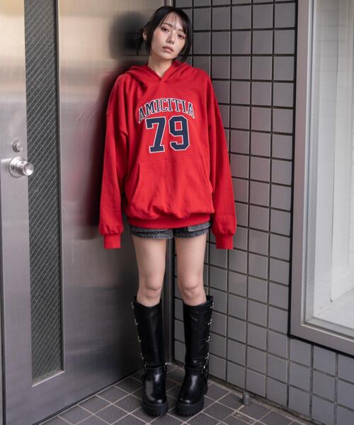WEGO（ウィゴー） パーカー WEGO/「26年春新作」グラフィックビッグ