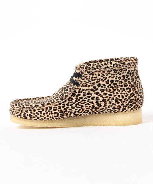 Clarks（クラークス） ブーツ Clarks / Wallabee Boot Leopard Print