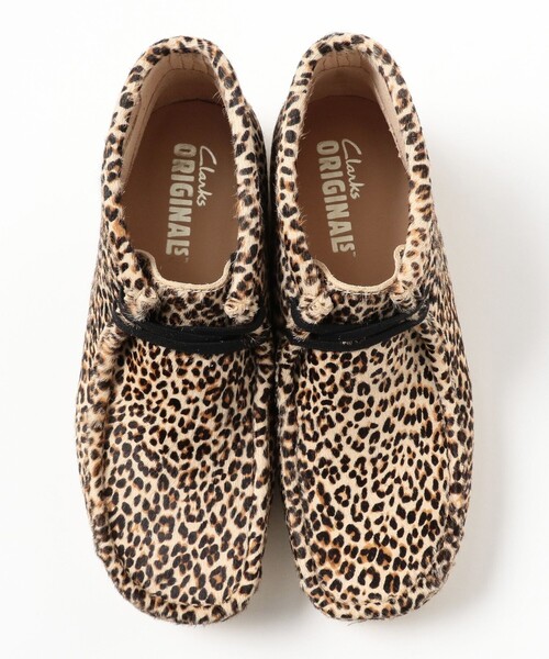 Clarks（クラークス） ブーツ Clarks / Wallabee Boot Leopard Print