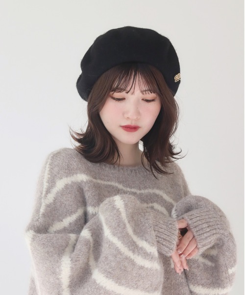 「mellowneon」 長袖ニット FREE ベージュ レディース_画像5