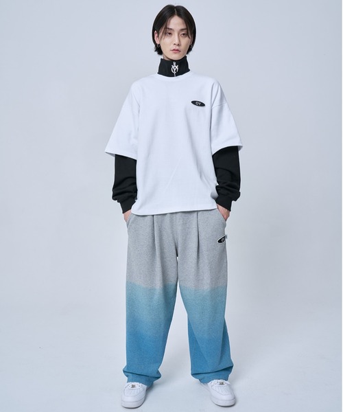 「OY」 スウェットカットソー FREE ブラック メンズ_画像2