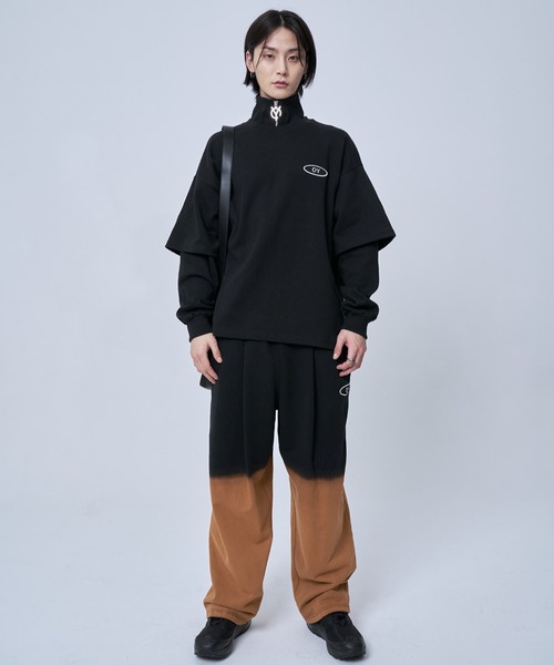 「OY」 スウェットカットソー FREE ブラック メンズ_画像7