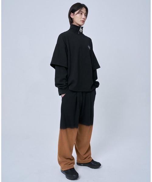 「OY」 スウェットカットソー FREE ブラック メンズ_画像9