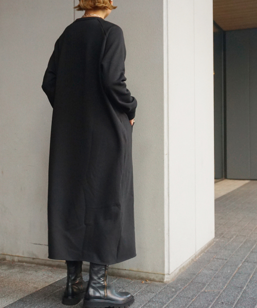 美品 ジャーナルスタンダード ラックス ボンバーワンピース BK 追加予約2》ボンバー ワンピース（ワンピース）｜journal standard