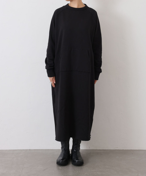 JOURNAL STANDARD　luxe 黒色ロングシャツワンピース ソフトリネンシャツワンピース（ワンピース）｜journal standard luxe