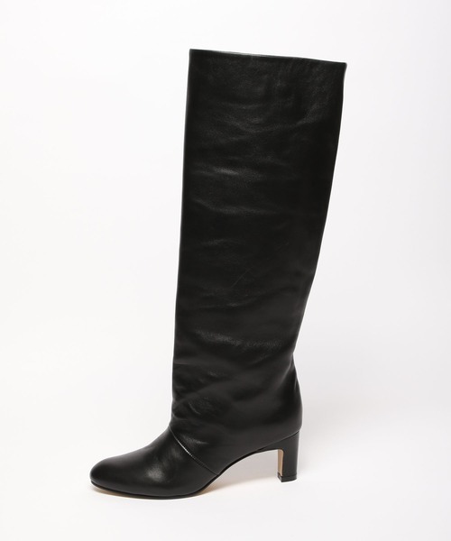 「REMME」 ロングブーツ 38inch ライトベージュ レディース_画像3