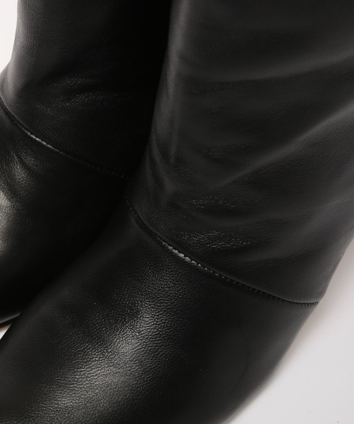 「REMME」 ロングブーツ 38inch ライトベージュ レディース_画像4