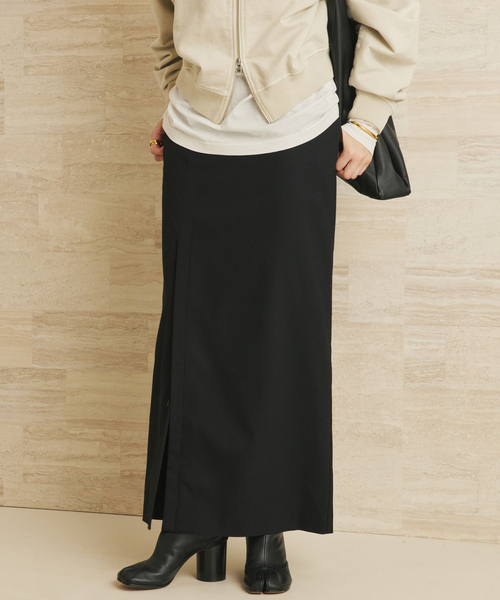 plage silk/linen long スカート silk/linen long スカート（その他スカート）｜Plage（プラージュ）の