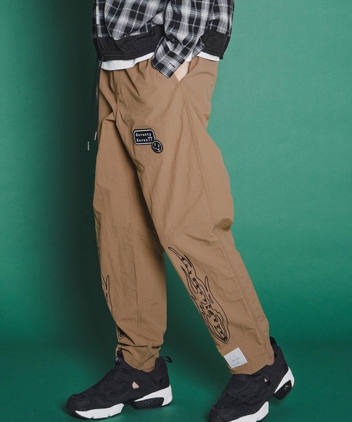 seventy seven パンツ mp14504-nylon tapered pants (26S) ナイロン