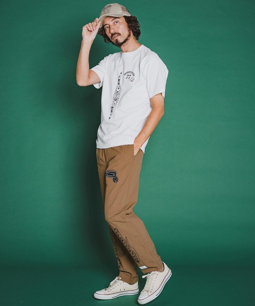 seventy seven パンツ mp14504-nylon tapered pants (26S) ナイロン