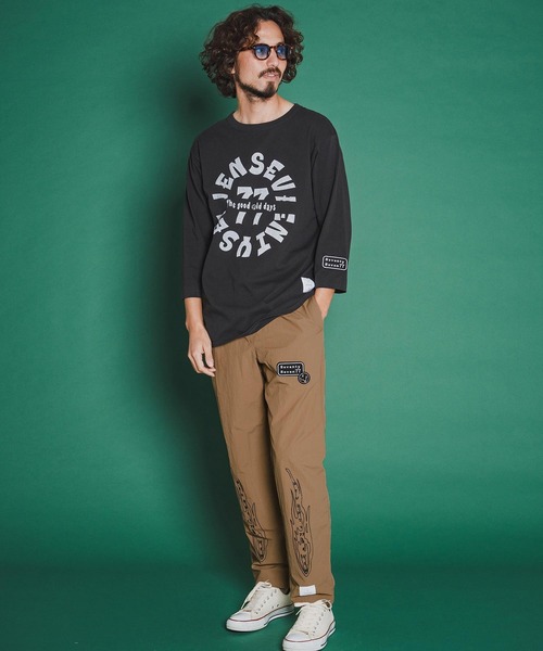 seventy seven パンツ mp14504-nylon tapered pants (26S) ナイロン