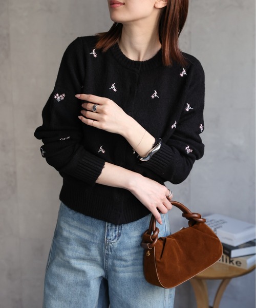 「sakishimatokyo」 カーディガン FREE チャコールグレー レディース_画像8