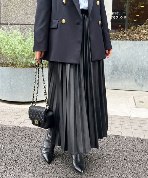 「NOLLEY'S」 プリーツスカート 36 オフホワイト レディース_画像6