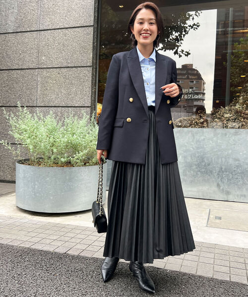 「NOLLEY'S」 プリーツスカート 36 オフホワイト レディース_画像7