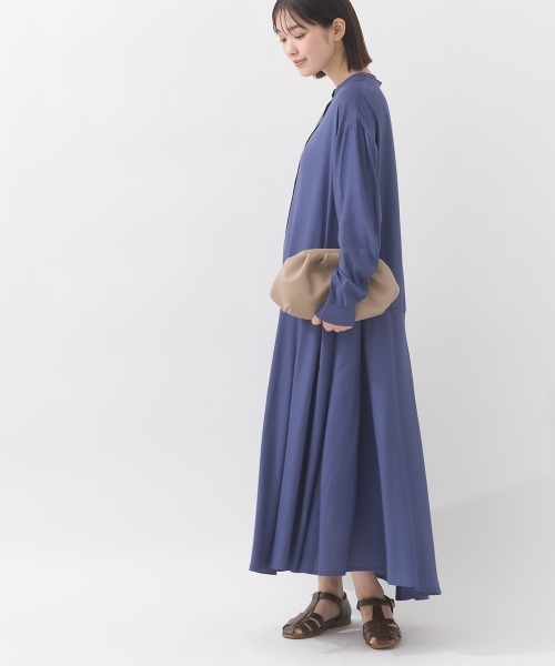 「OMNES」 長袖ワンピース FREE ブラック系その他 レディース_画像9