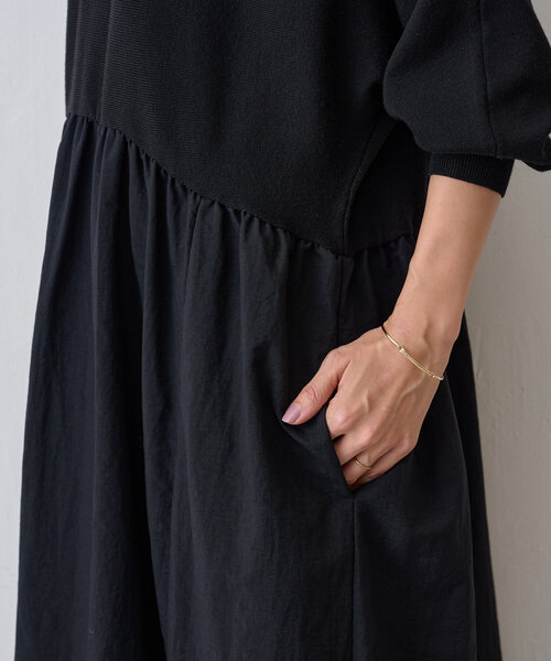 「BEARDSLEY」 ドッキングワンピース 0 グレー レディース_画像7