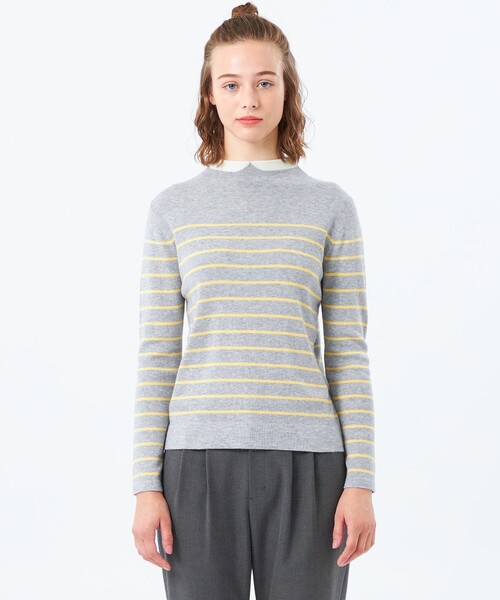 「MACKINTOSH PHILOSOPHY」 長袖ニット 38 グレー レディースの画像