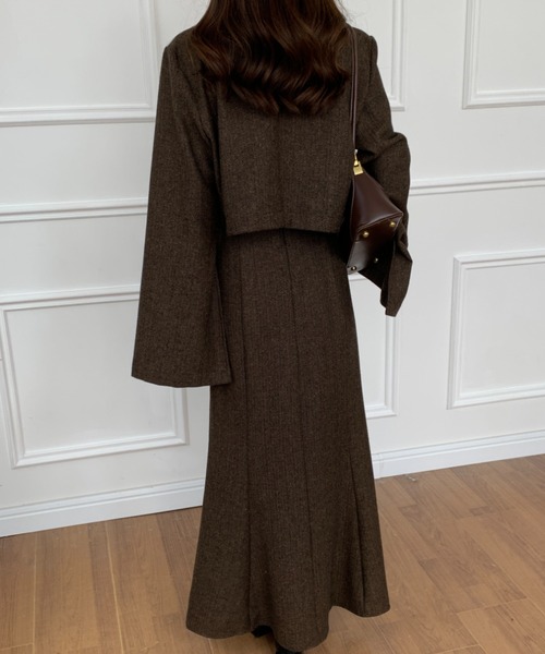 「ECLIN」 セットアップ M ブラック レディース_画像8