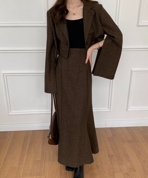 「ECLIN」 セットアップ M ブラック レディース_画像9