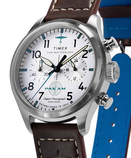 腕時計 TIMEX/タイメックス TIMEX x Pan Am ウォーターベリー 腕時計 TX-TW2Y38700 メンズ メンズの画像