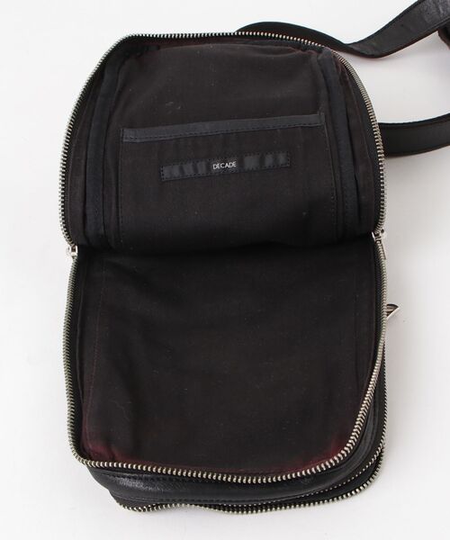 「DECADE」 ショルダーバッグ フリ- ブラック メンズ_画像4