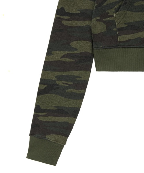 aeae パーカー WEB LOGO CROP HOOD ZIP-UP レディース メンズ