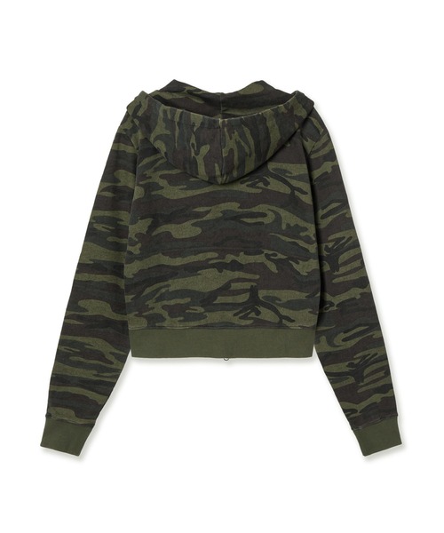 aeae パーカー WEB LOGO CROP HOOD ZIP-UP レディース メンズ