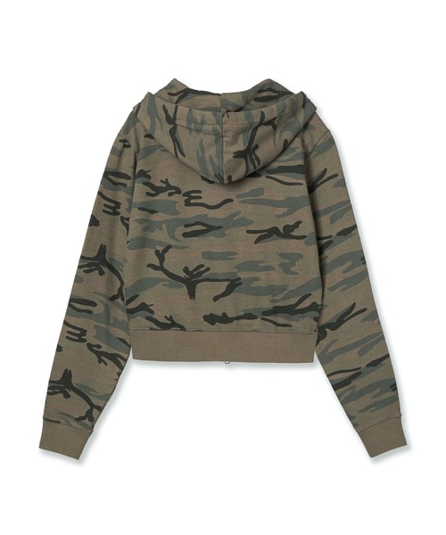 aeae パーカー WEB LOGO CROP HOOD ZIP-UP レディース メンズ