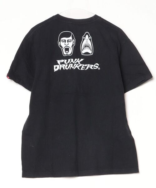 PUNK DRUNKERS（パンクドランカーズ） 半袖Tシャツ L ブラック メンズ 