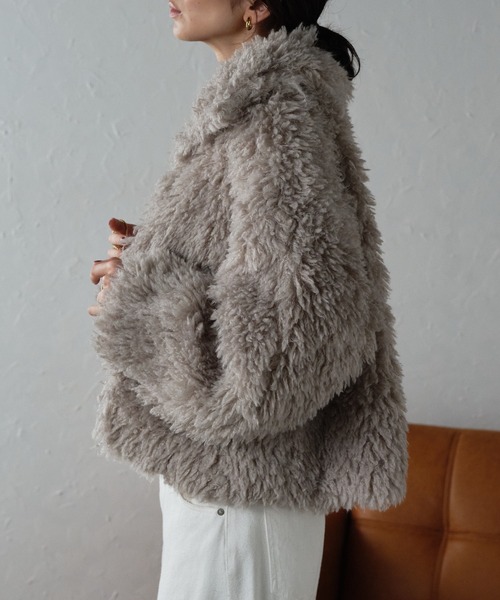 「r.」 ジャケット FREE キナリ レディース_画像2