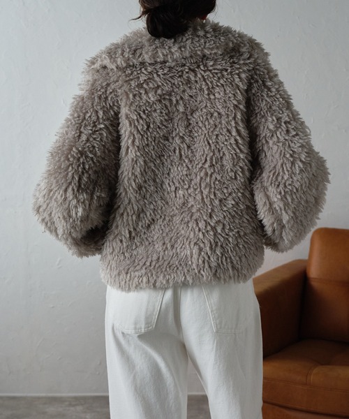 「r.」 ジャケット FREE キナリ レディース_画像3