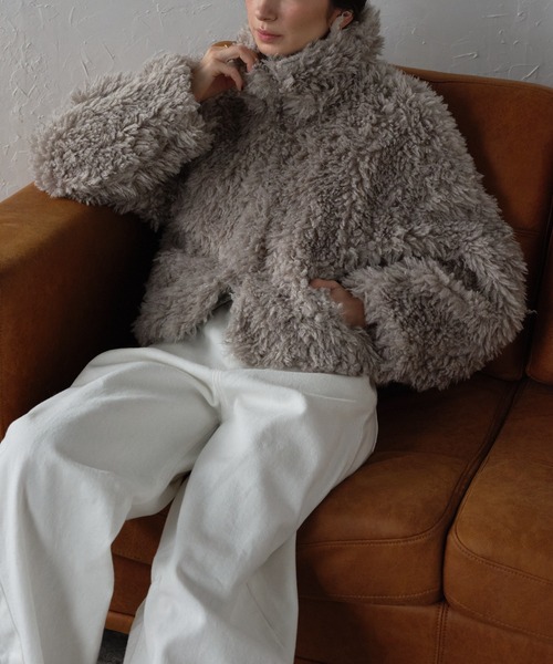 「r.」 ジャケット FREE キナリ レディース_画像7