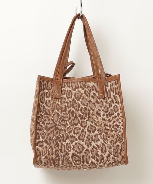 「A VACATION」 レオパード2WAYバッグ - ベージュ レディース_画像2
