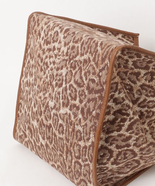 「A VACATION」 レオパード2WAYバッグ - ベージュ レディース_画像4