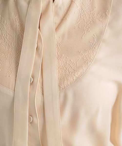 「Andemiu」 長袖ブラウス FREE ナチュラル レディース_画像2