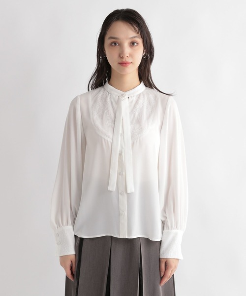 「Andemiu」 長袖ブラウス FREE ナチュラル レディース_画像7