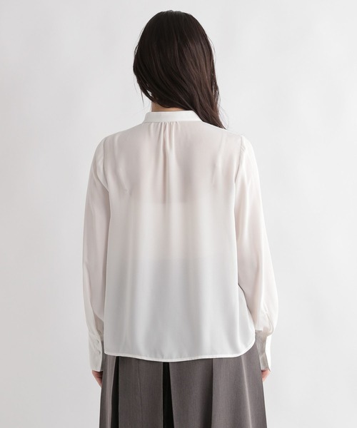 「Andemiu」 長袖ブラウス FREE ナチュラル レディース_画像9