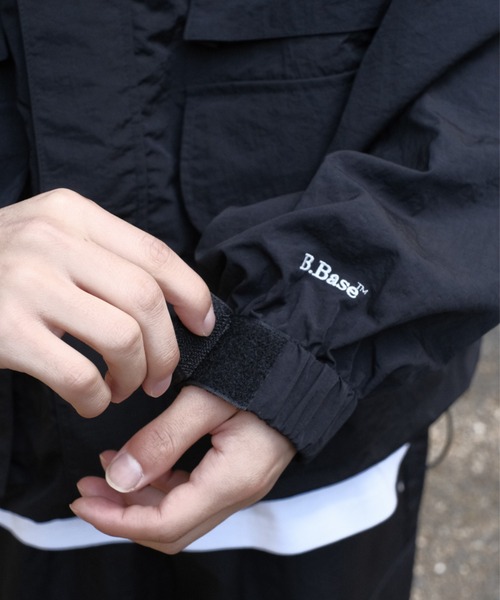 「BROKEN BASE」 ナイロンブルゾン SMALL ブラック メンズ_画像8