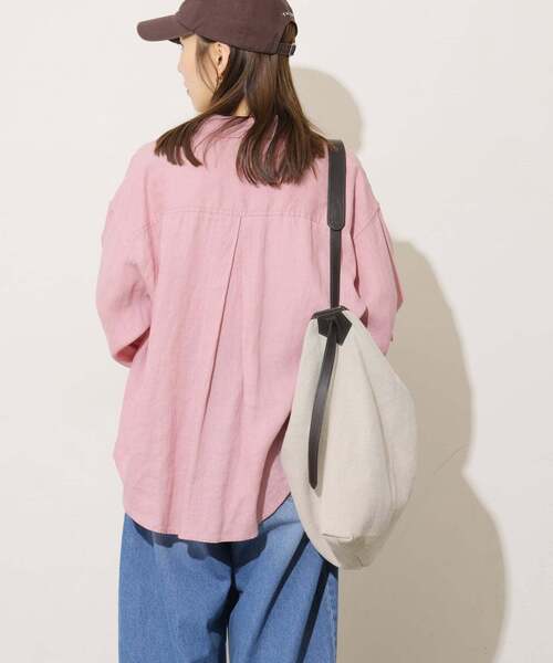 新品タグ付　JOURNAL STANDARD JOURNAL STANDARD relume｜《予約》カラーリネンドロストシャツ
