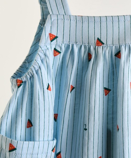 ベビー服 ロンパース 「2点セット」サマー―フルーツ柄キャミ