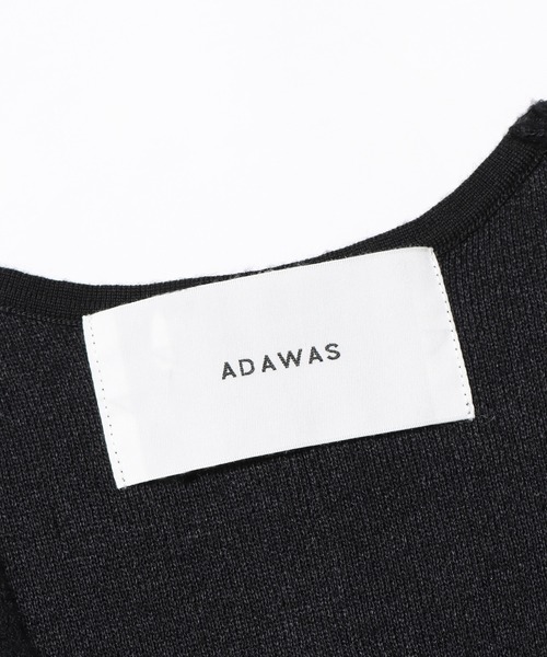 「ADAWAS」 ニットベスト FREE ホワイト レディース_画像9