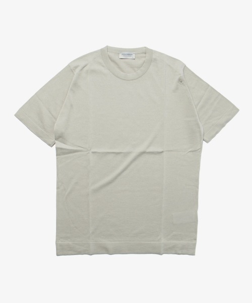 セーター ニット JOHN SMEDLEY / LORCA 30G コットンニット クルーネック 半袖Ｔシャツ（STANDARD FIT）の画像