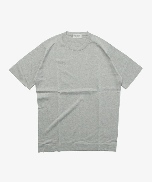 セーター ニット JOHN SMEDLEY / LORCA 30G コットンニット クルーネック 半袖Ｔシャツ（STANDARD FIT）の画像