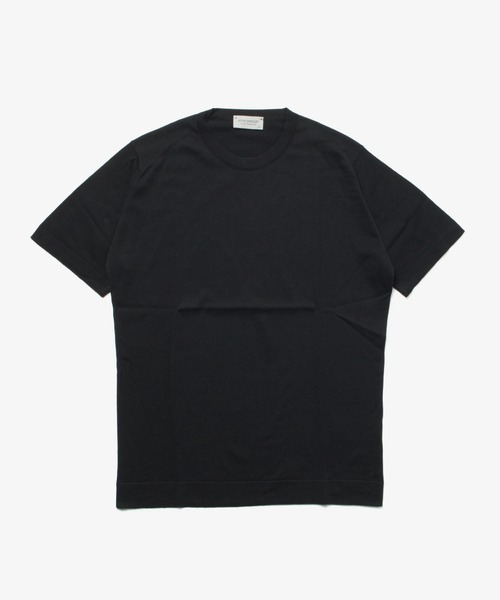 セーター ニット JOHN SMEDLEY / LORCA 30G コットンニット クルーネック 半袖Ｔシャツ（STANDARD FIT）の画像