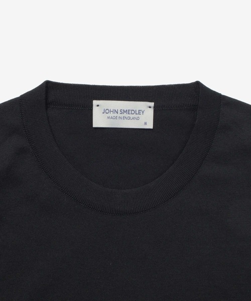 セーター ニット JOHN SMEDLEY / LORCA 30G コットンニット クルーネック 半袖Ｔシャツ（STANDARD FIT）の画像